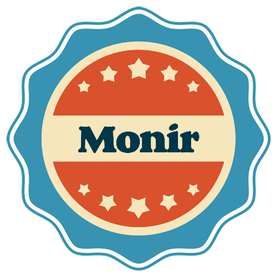 Monir labels logo