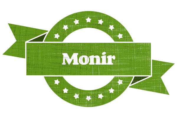 Monir natural logo