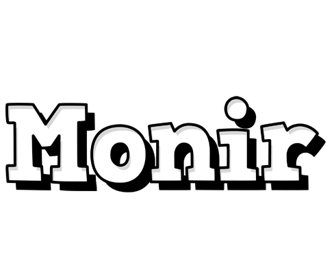 Monir snowing logo