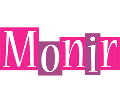 Monir whine logo