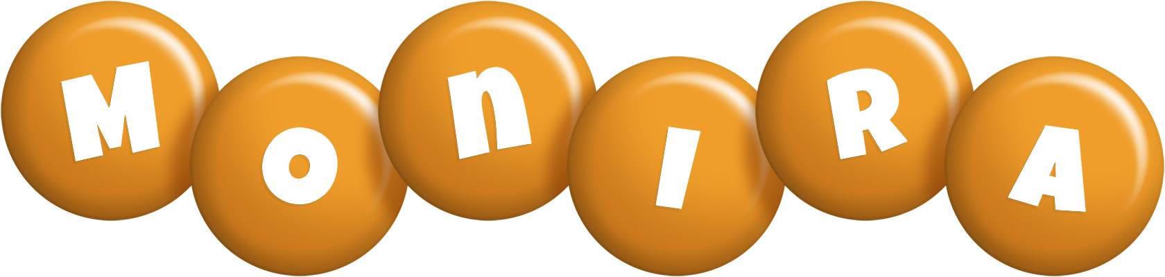 Monira candy-orange logo