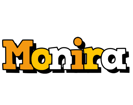 Monira cartoon logo