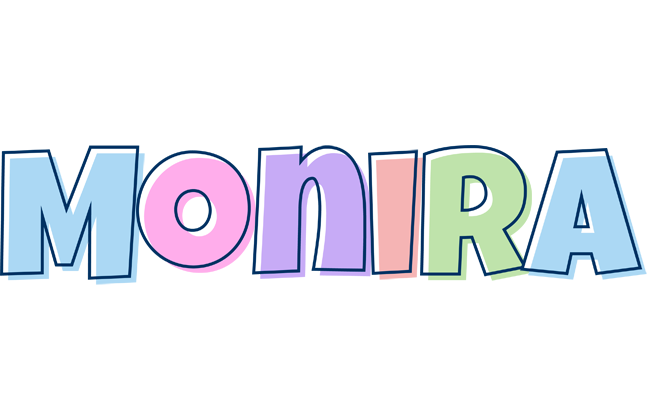 Monira pastel logo