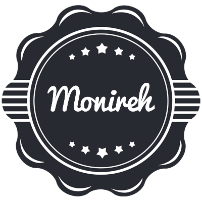 Monireh badge logo
