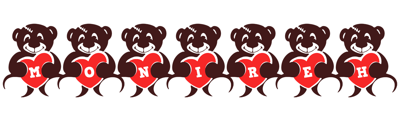 Monireh bear logo