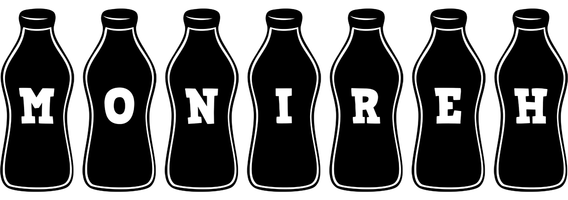 Monireh bottle logo