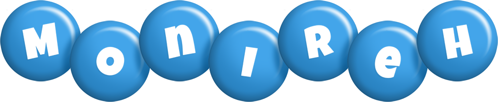 Monireh candy-blue logo