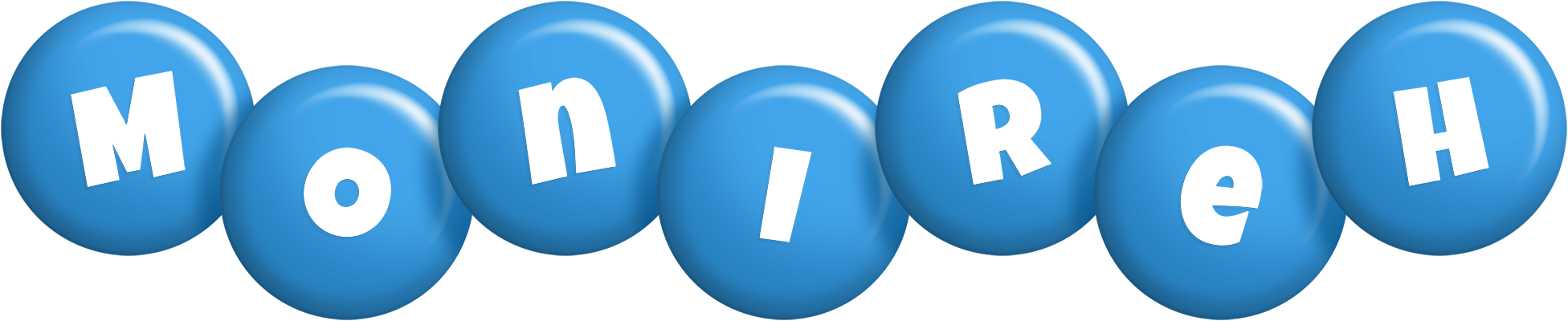 Monireh candy-blue logo