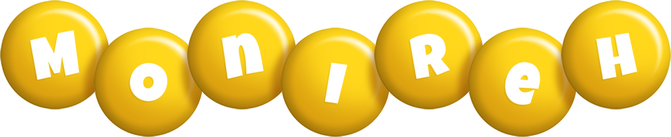 Monireh candy-yellow logo