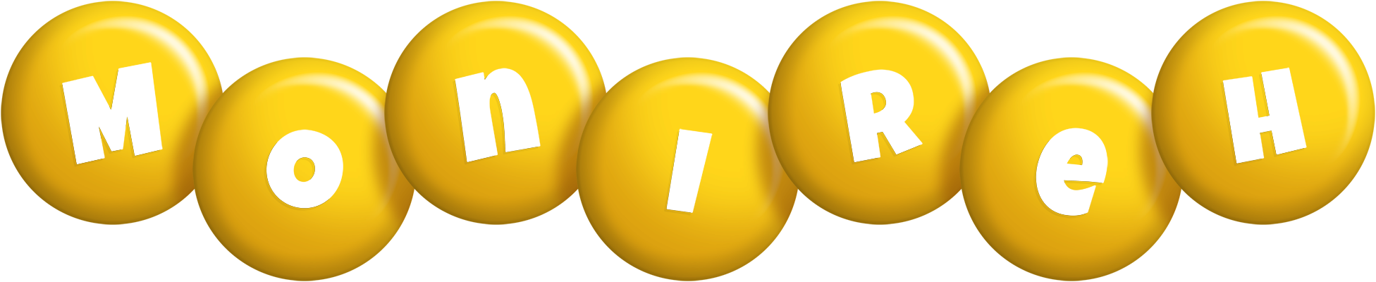Monireh candy-yellow logo