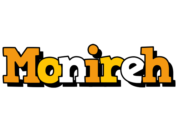Monireh cartoon logo