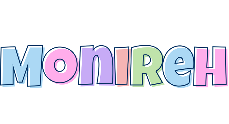 Monireh pastel logo
