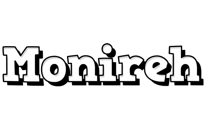 Monireh snowing logo