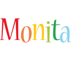 Monita birthday logo