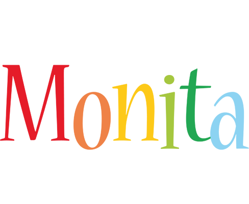 Monita birthday logo