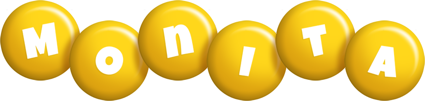 Monita candy-yellow logo