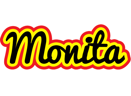 Monita flaming logo