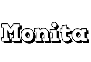 Monita snowing logo