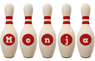 Monja bowling-pin logo