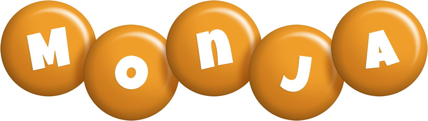 Monja candy-orange logo