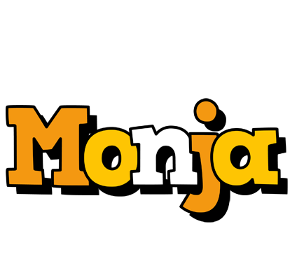 Monja cartoon logo