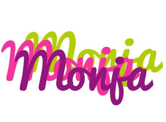 Monja flowers logo