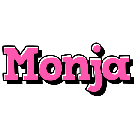 Monja girlish logo