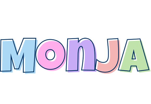 Monja pastel logo