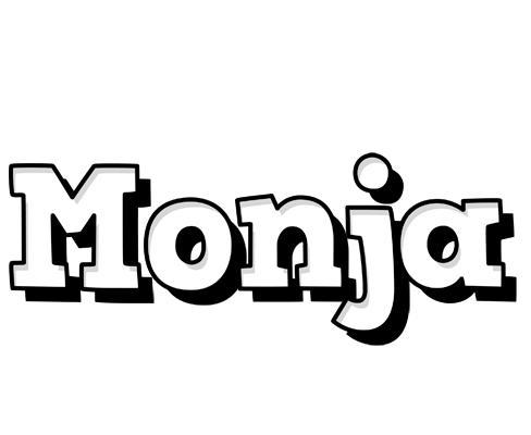 Monja snowing logo