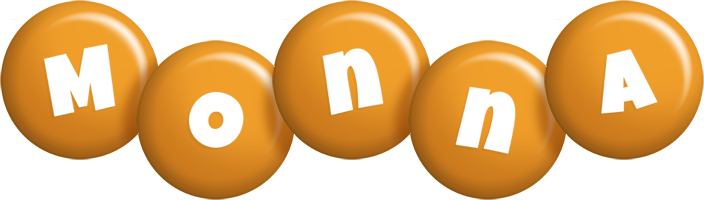 Monna candy-orange logo