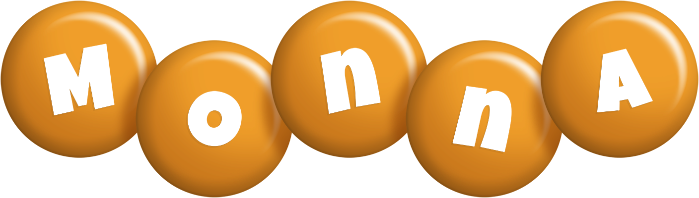 Monna candy-orange logo