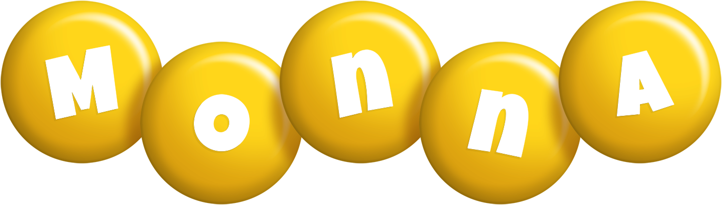 Monna candy-yellow logo