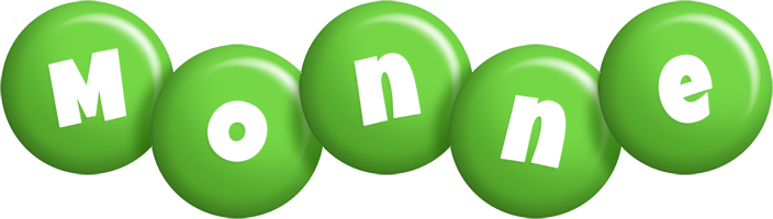 Monne candy-green logo