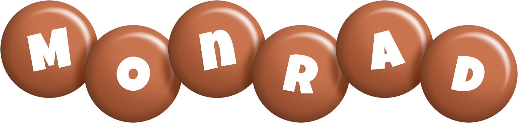 Monrad candy-brown logo