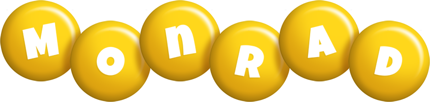 Monrad candy-yellow logo