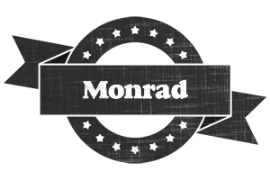 Monrad grunge logo