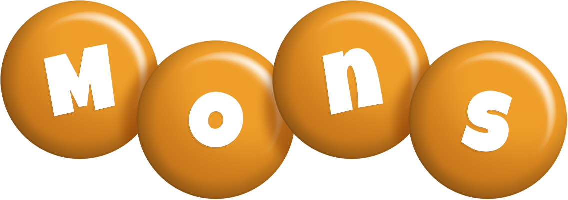 Mons candy-orange logo