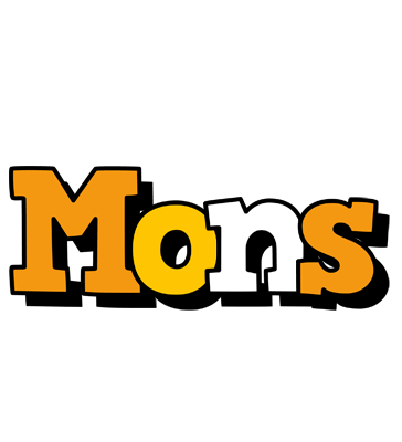 Mons cartoon logo