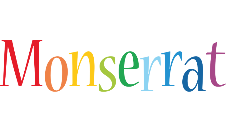 Monserrat birthday logo