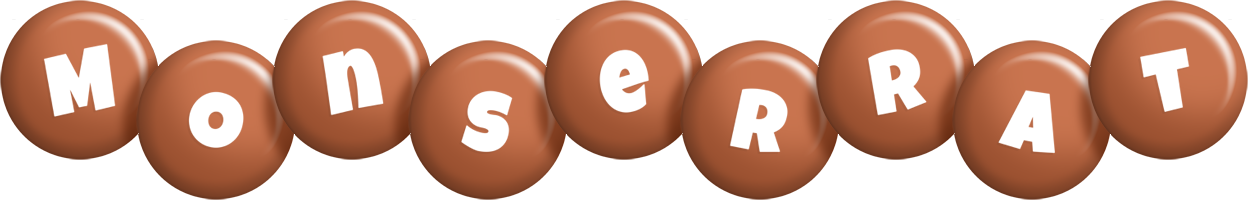 Monserrat candy-brown logo