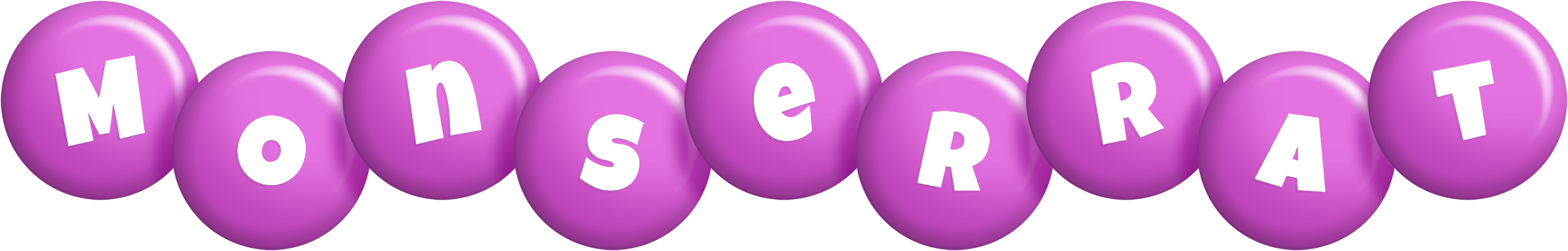 Monserrat candy-purple logo