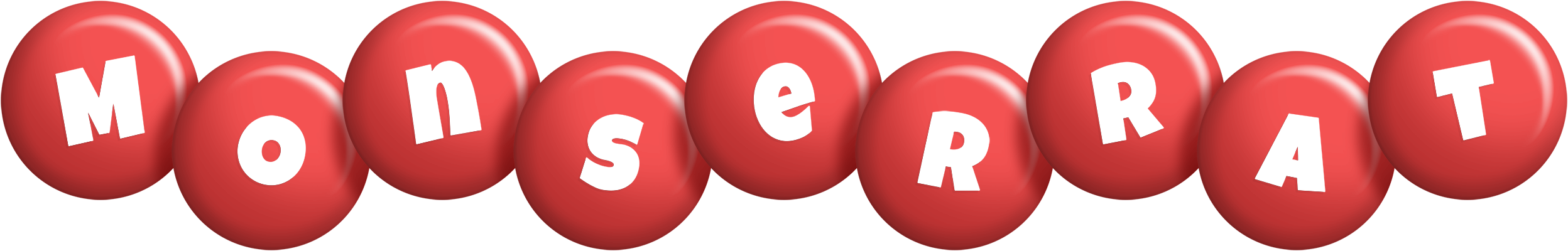 Monserrat candy-red logo