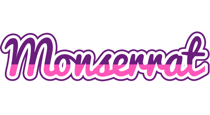 Monserrat cheerful logo