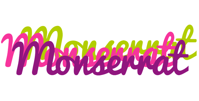 Monserrat flowers logo