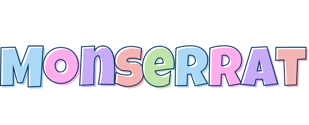 Monserrat pastel logo