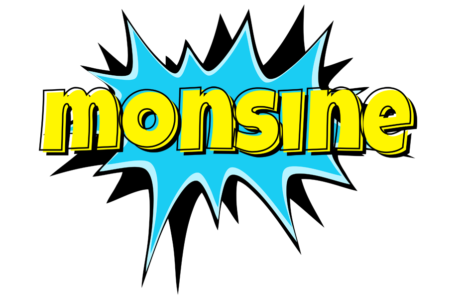 Monsine amazing logo