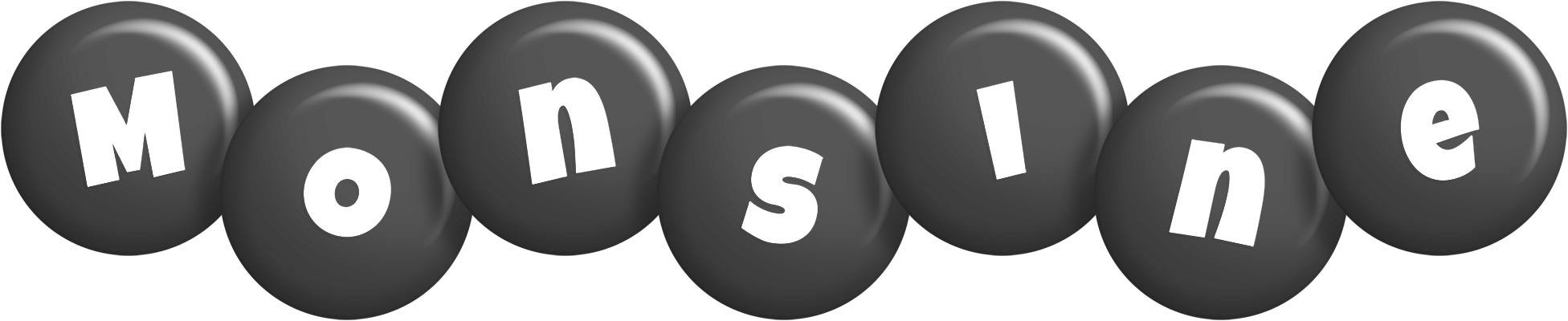 Monsine candy-black logo