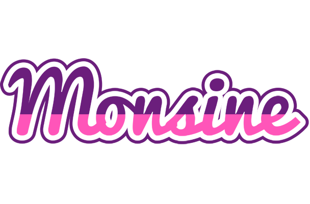 Monsine cheerful logo