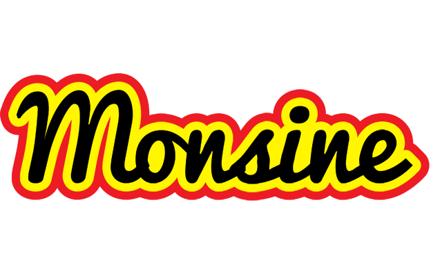 Monsine flaming logo