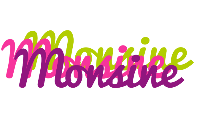 Monsine flowers logo